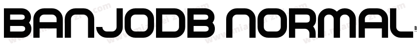 BanjoDB Normal字体转换